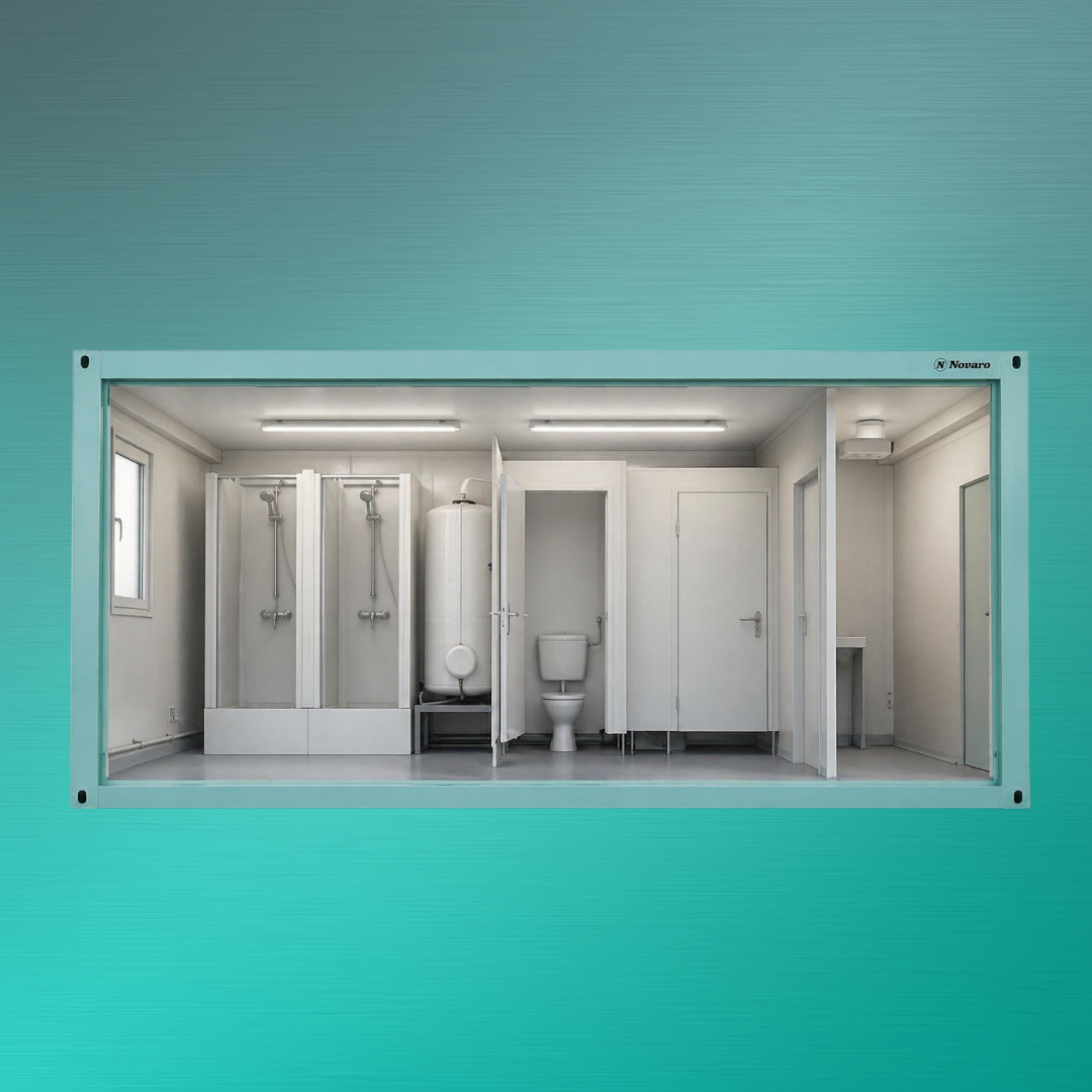 Sanitärcontainer 20ft mieten