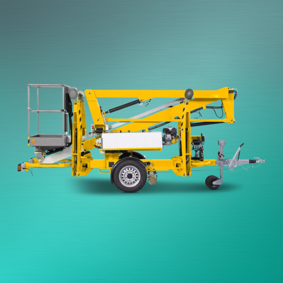 Trailer-mounted work platform