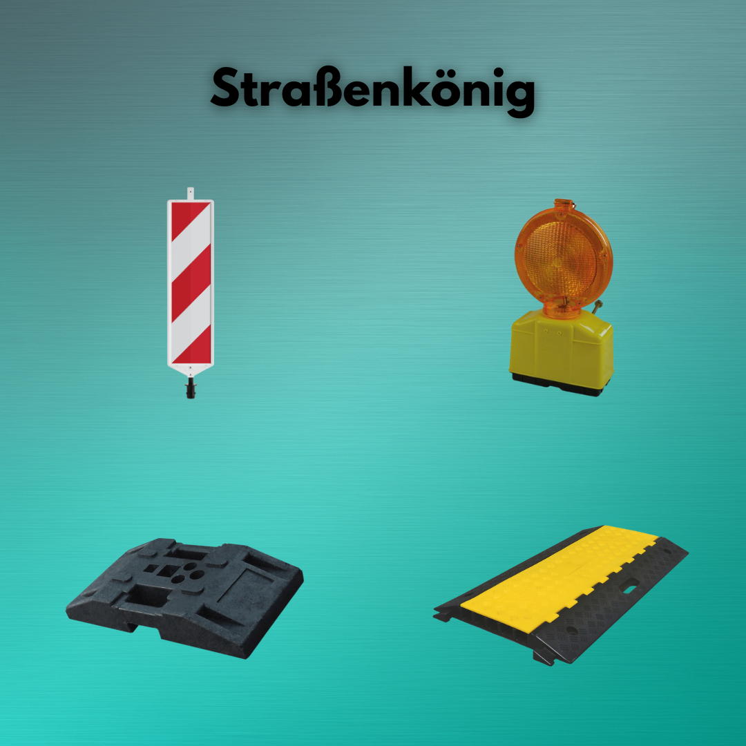 Straßenkönig mieten oder kaufen – Komplettset für Verkehrssicherung & Straßenarbeiten | Novaro