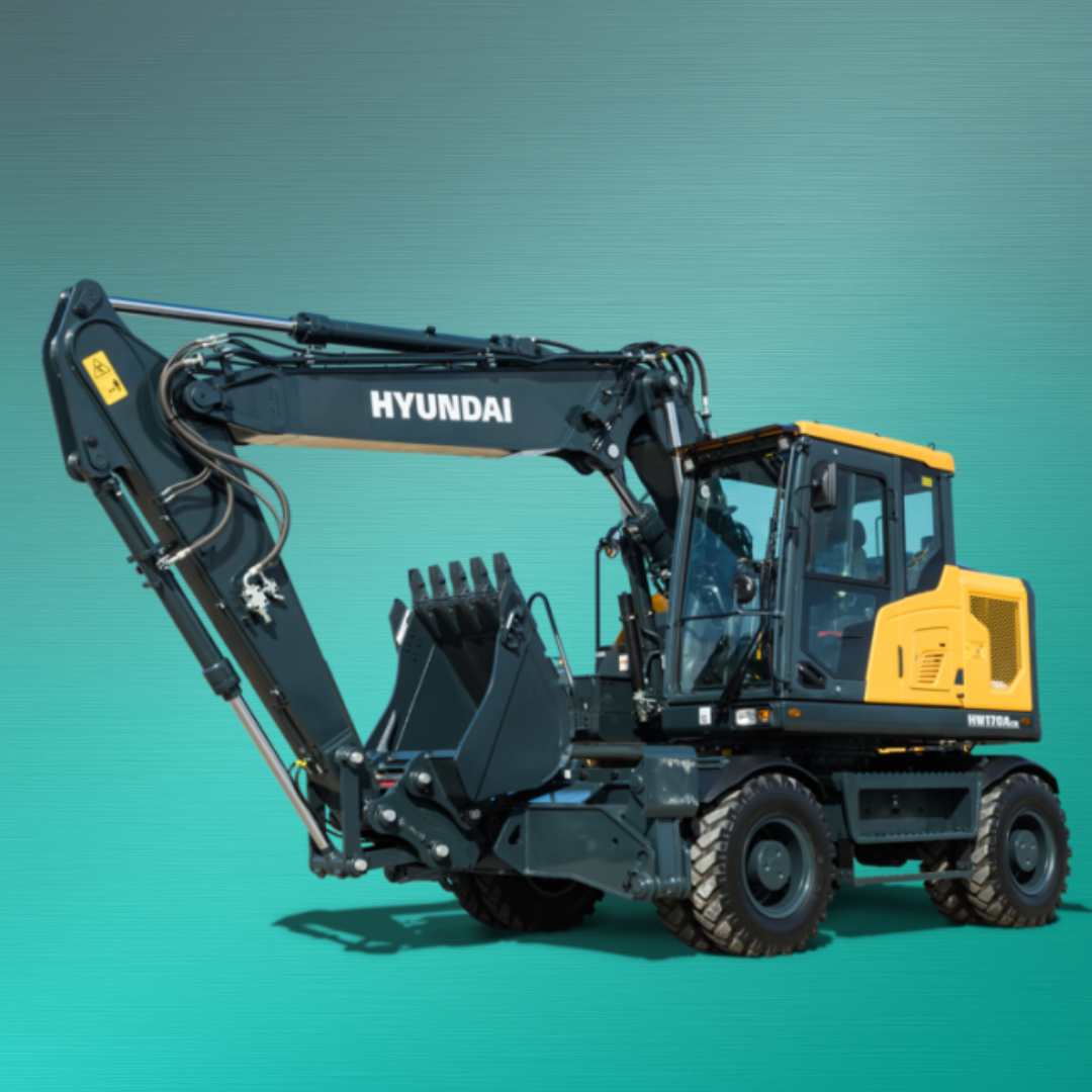 Mobilbagger 16–17.5t mieten, Baumaschine für schwere Erdarbeiten, Baugruben und Straßenbau – Novaro