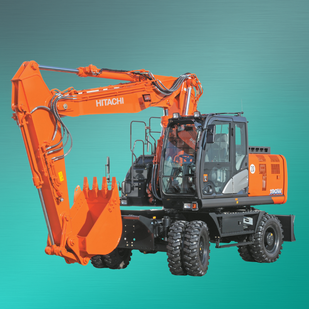 Mobilbagger 20–21.5t mieten, Baumaschine für Tiefbau, Kanalbau und schwere Erdarbeiten – Novaro