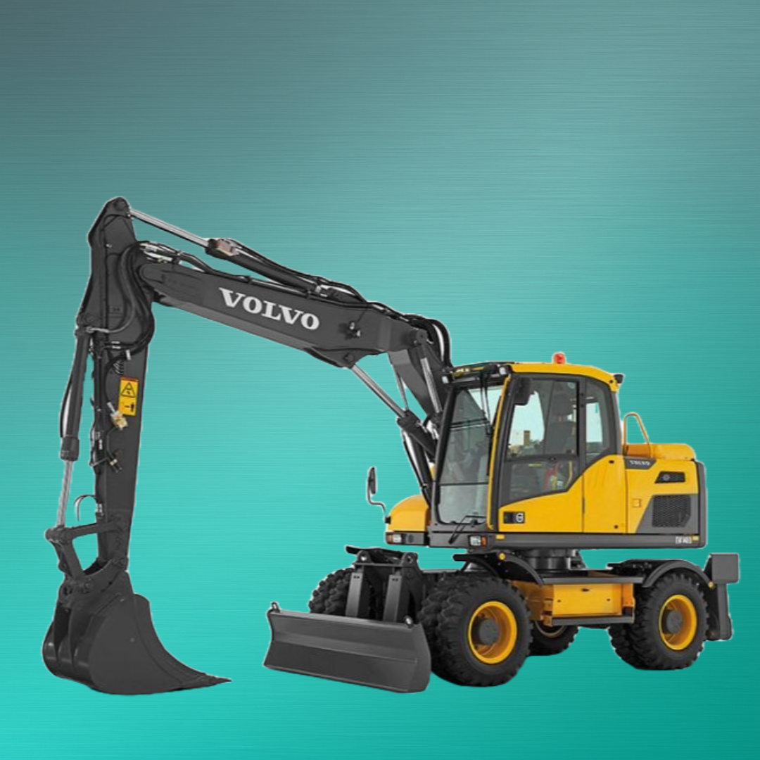 Mobilbagger 12–13.5t mieten, Baumaschine für Baugruben, Straßenbau und vielseitige Erdarbeiten – Novaro
