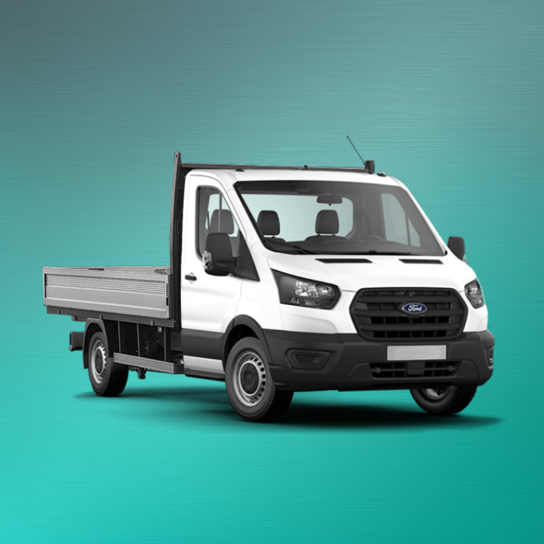 Ford Transit Pritsche Doppelkabine mit Allrad mieten – robust, geländetauglich und perfekt für Baustellen. Jetzt deutschlandweit über Novaro verfügbar.