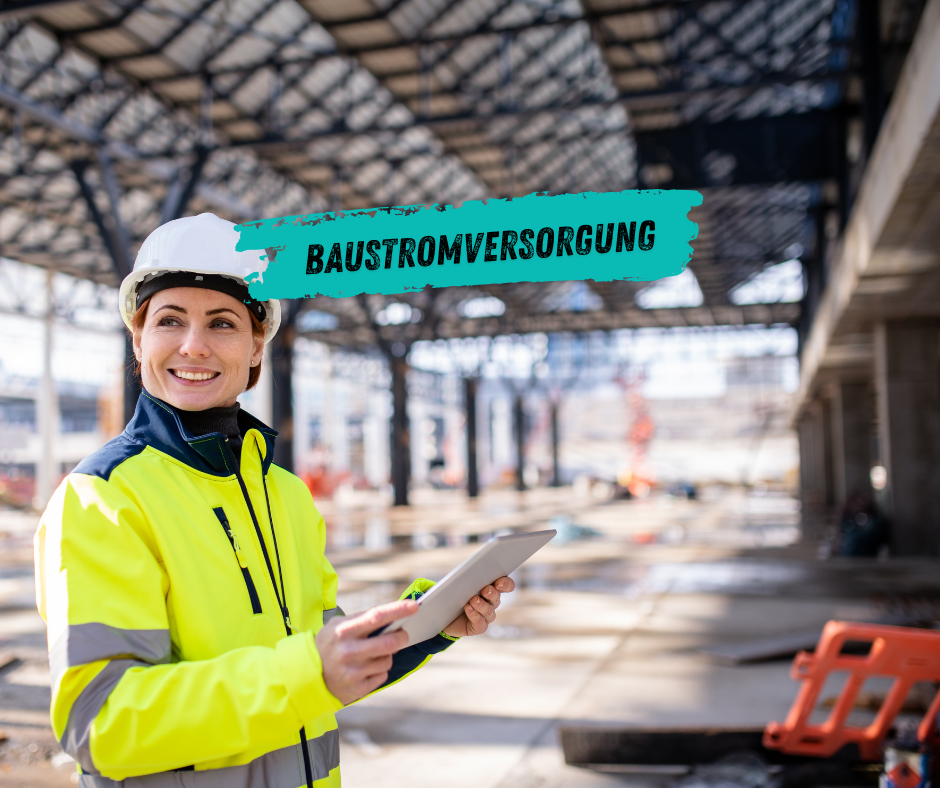 Baustromversorgung mieten bei Novaro – Baustromverteiler, Stromaggregate und Kabel für jede Baustelle.