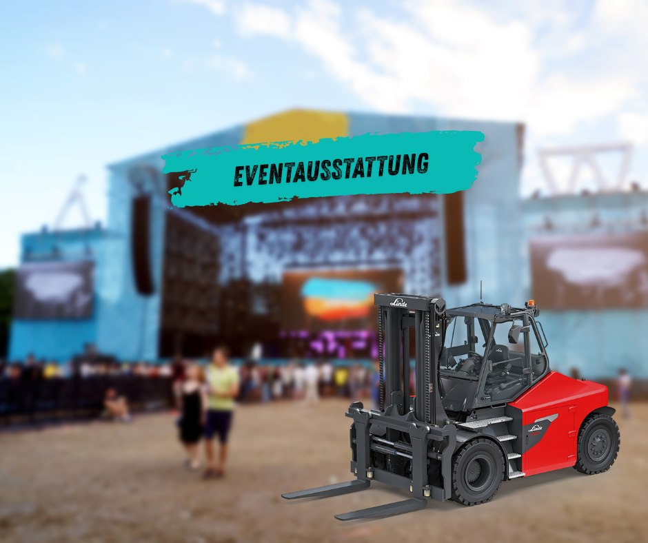 mobile Eventausstattung mit Stromverteilung, Beleuchtung und Bodenschutz auf Eventfläche