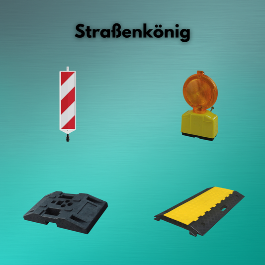 Straßenkönig mieten oder kaufen – Komplettset für Verkehrssicherung & Straßenarbeiten | Novaro