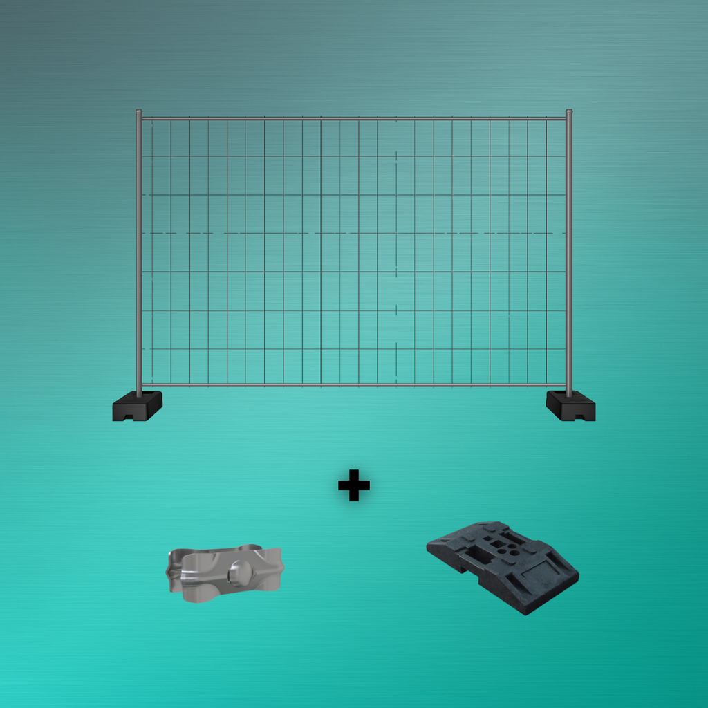 Construction fence set