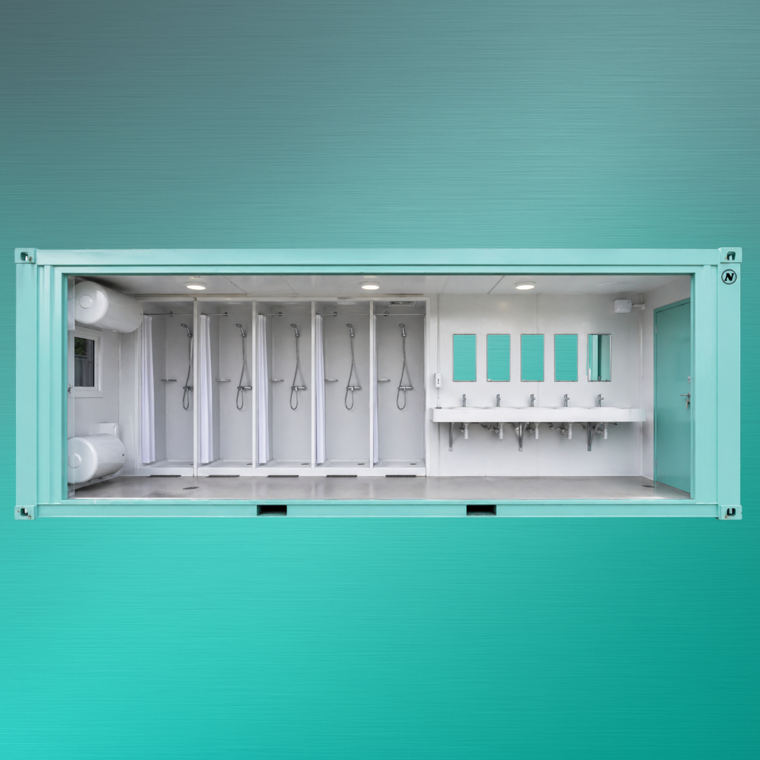 Duschcontainer 20ft mieten