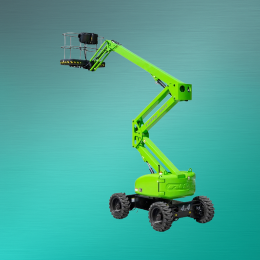 Gelenkteleskopbühne Hybrid 14–16m mieten – flexibel zum Übergreifen von Hindernissen | Novaro
