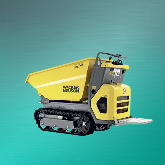 Kettendumper bis 0.5t / 0.3m³ mieten – kompakt für enge Baustellen und Gartenbau | Novaro