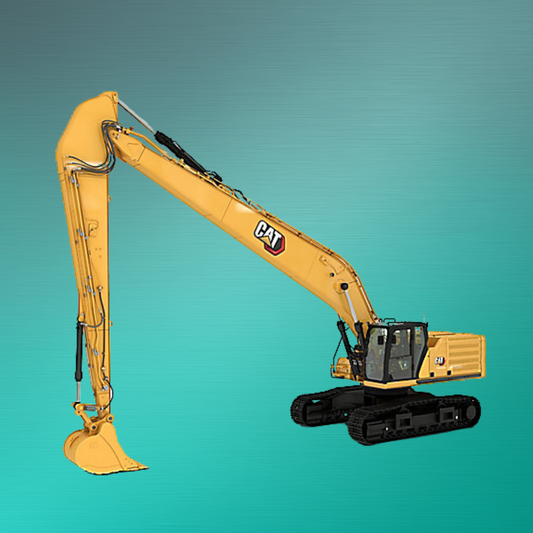 Longfrontbagger 41–50t mieten, Spezialmaschine für Tiefbau, Abbruch und große Bauprojekte – Novaro