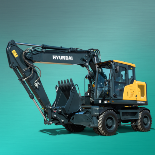 Mobilbagger 16–17.5t mieten, Baumaschine für schwere Erdarbeiten, Baugruben und Straßenbau – Novaro