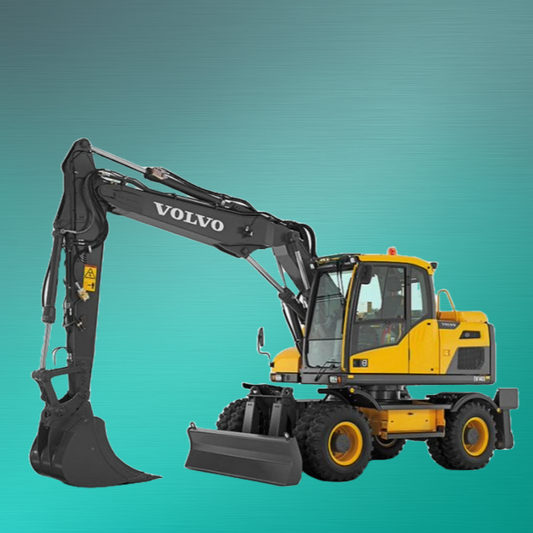 Mobilbagger 12–13.5t mieten, Baumaschine für Baugruben, Straßenbau und vielseitige Erdarbeiten – Novaro