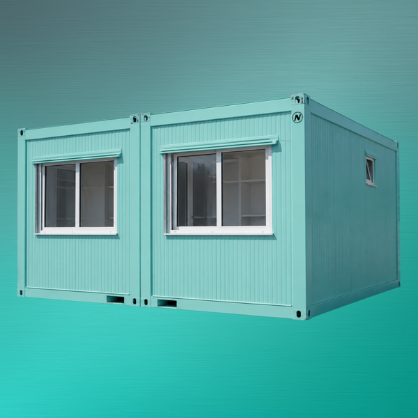 Wohncontainer Doppelmodul mieten in Erlangen bei Novaro
