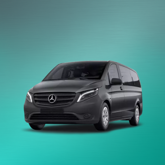 Mercedes-Benz Vito Kleinbus mieten – praktischer Transporter für Personentransport, Shuttle-Service und Baustellenteams mit Novaro