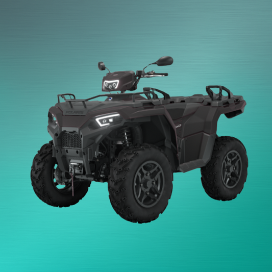 Polaris Sportsman 570 EPS mieten – geländegängiges ATV für Baustellen, Gelände-Transporte und Outdoor-Einsätze mit Novaro