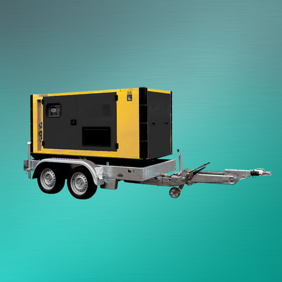 Stromerzeuger bis 100 kVA mit Fahrgestell mieten – mobiler Generator für flexible Stromversorgung auf Baustellen und Events mit Novaro