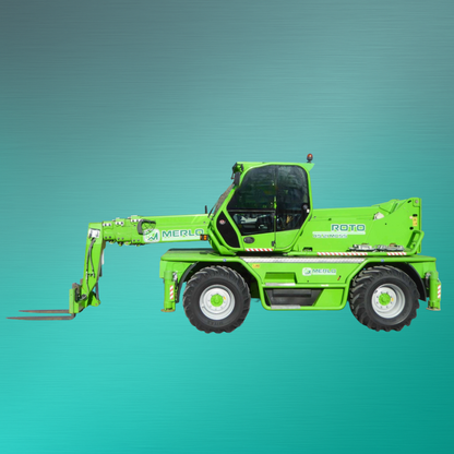 Teleskopstapler Merlo 45.21 ROTO mieten – zuverlässig, wendig und perfekt für präzise Hebeaufgaben auf der Baustelle. Jetzt deutschlandweit bei Novaro verfügbar.