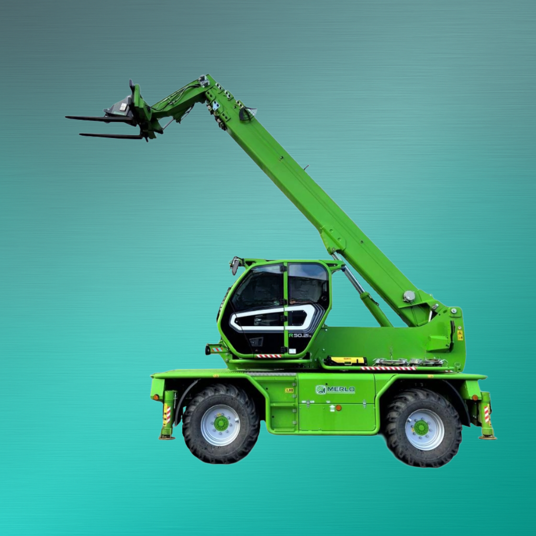 Teleskopstapler Merlo 50.21 ROTO mieten – robust, effizient und ideal für präzise Einsätze auf der Baustelle. Jetzt über Novaro deutschlandweit erhältlich.
