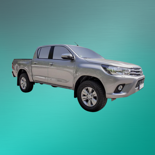 Toyota Hilux Double Cab 2.5 D mieten – robuster Pickup für Baustellen, Transporte und Offroad-Einsätze mit Novaro
