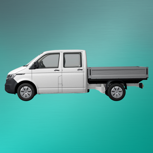VW T6 Pritsche Doppelkabine 4Motion mieten – flexibel, robust und ideal für Baustellen. Jetzt bei Novaro deutschlandweit verfügbar.
